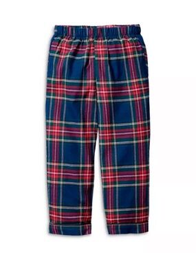 Petite Plume Unisex Windsor Tartan Pajama Pants -4T